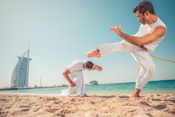 Capoeira athletes